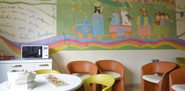 Otorino Pediatrica: una nuova sala d'attesa